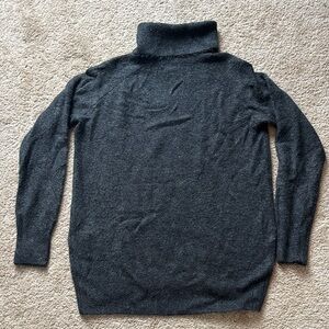 Grey turtle neck
